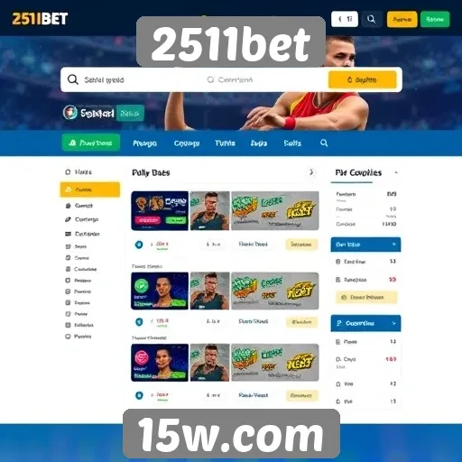 Análise da interface do usuário do site 2511bet
